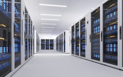 Interior shot of data center